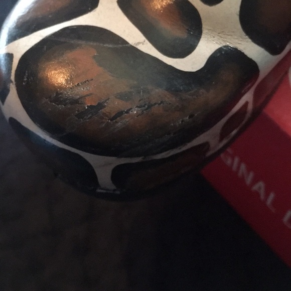 Sanita hand painted leopard, open back clog - Picture 6 of 8